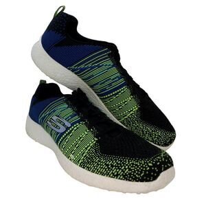 Skechers Energy Burst in the Mix Mens Pre-owned Black Running Sneakers - sz. 12